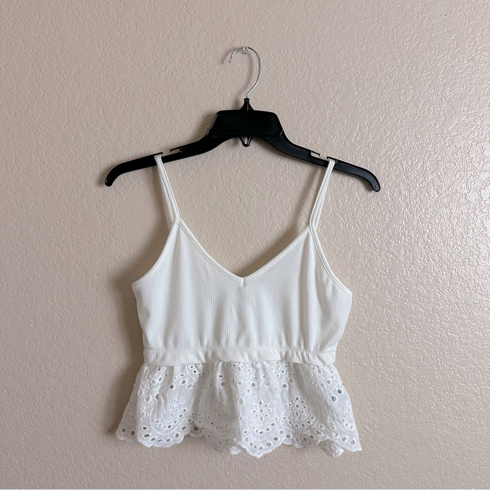 White Summer Crop Top